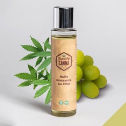 Huile massante au CBD